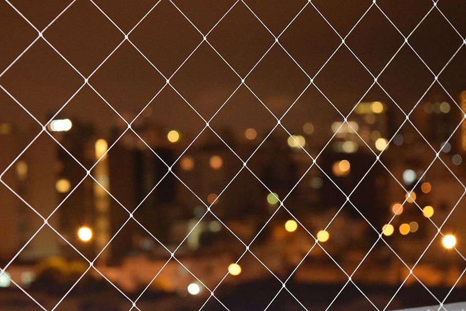 city, bars, landscape, night, views, urban, building, cities HD wallpaper