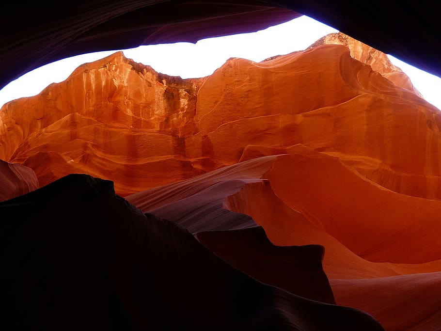 Antelope Canyon, Sand, Stone, Gorge, page, sand stone, colorful, HD wallpaper