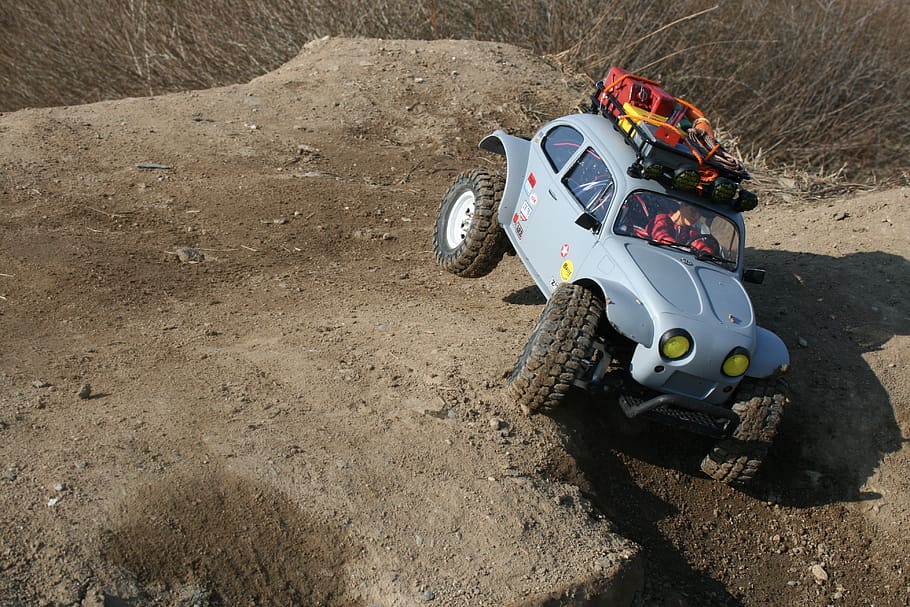 vw beetle, buggy, rc crawler, trophy, high angle view, transportation HD wallpaper