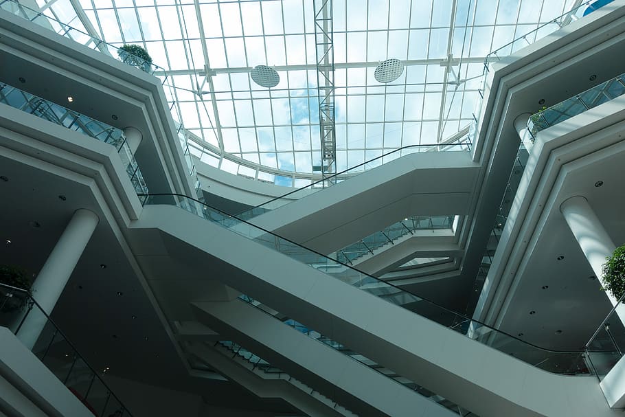 Architecture, Building, Modern, Glass, steel, dome, dome light HD wallpaper