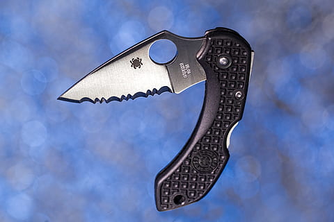 knife, folding, penknife, sharp, blade, pocketknife, spyderco HD wallpaper