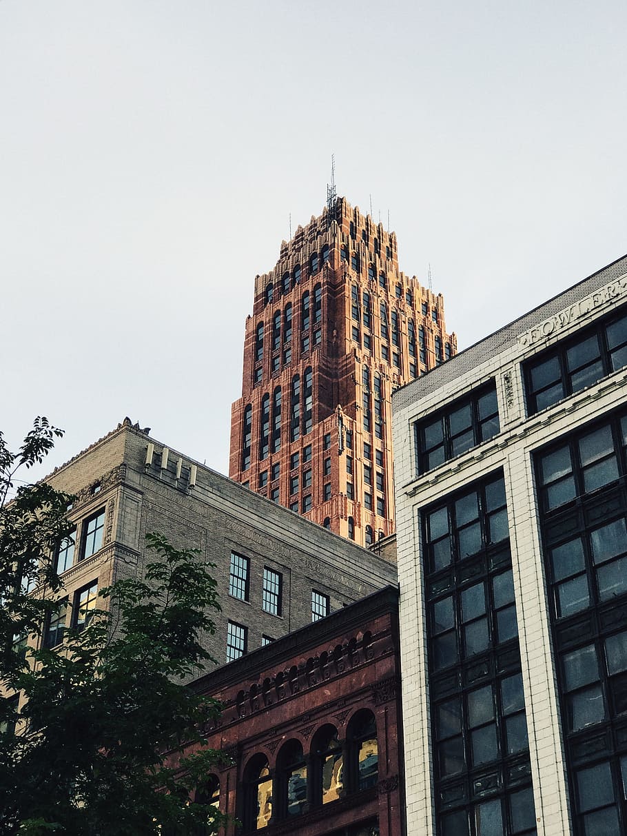 building, tower, city, architecture, infrastructure, wall, window HD wallpaper
