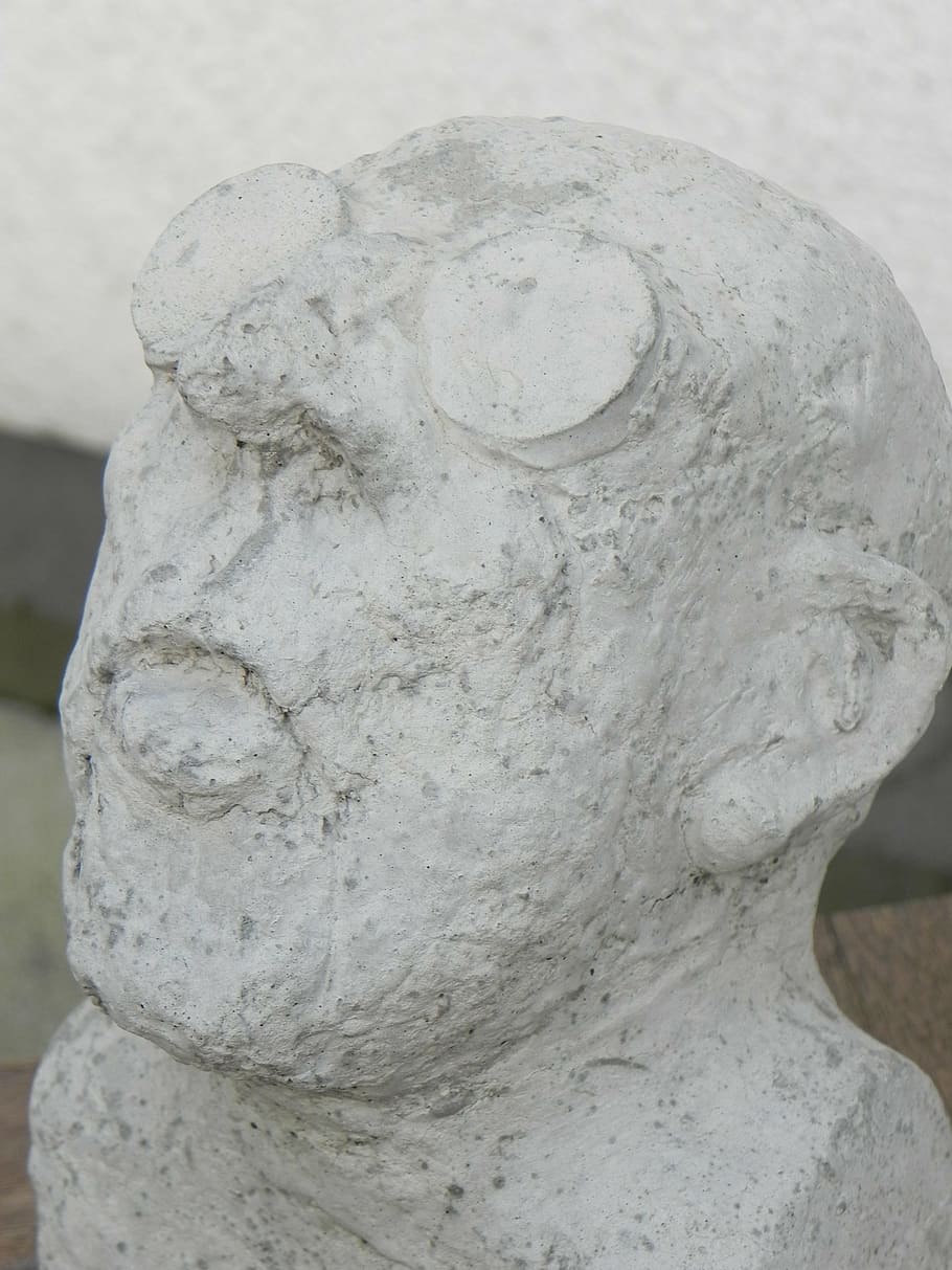 man, glasses, head, art, sculpture, art and craft, statue, creativity HD wallpaper