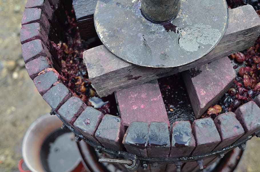 Grape, Wine, Wine, Press, Work, Wine Making, red wine, wheel HD wallpaper