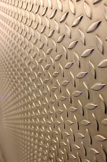 grey diamond plated metal close-up photo, Texture, Pattern HD wallpaper