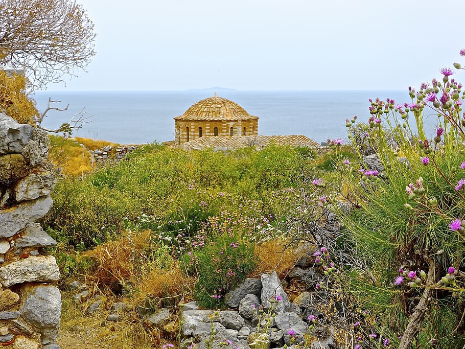 temple, byzantine, dome, architecture, building, orthodox, heritage HD wallpaper