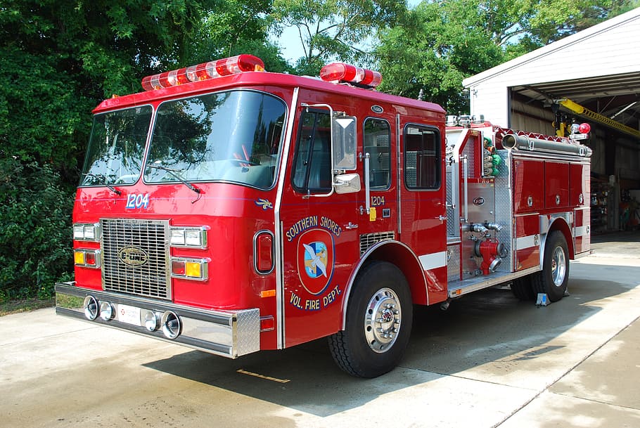 fire truck, fire engine, emergency, red, emergency response HD wallpaper