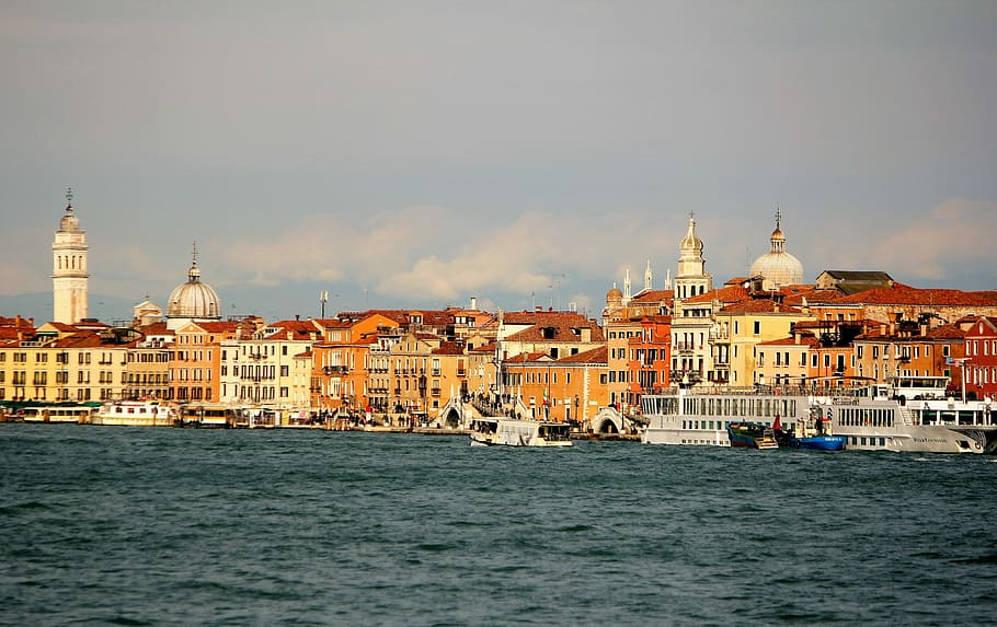 Venice, Shipping, Outlook, Impression, view, architecture, nautical vessel HD wallpaper