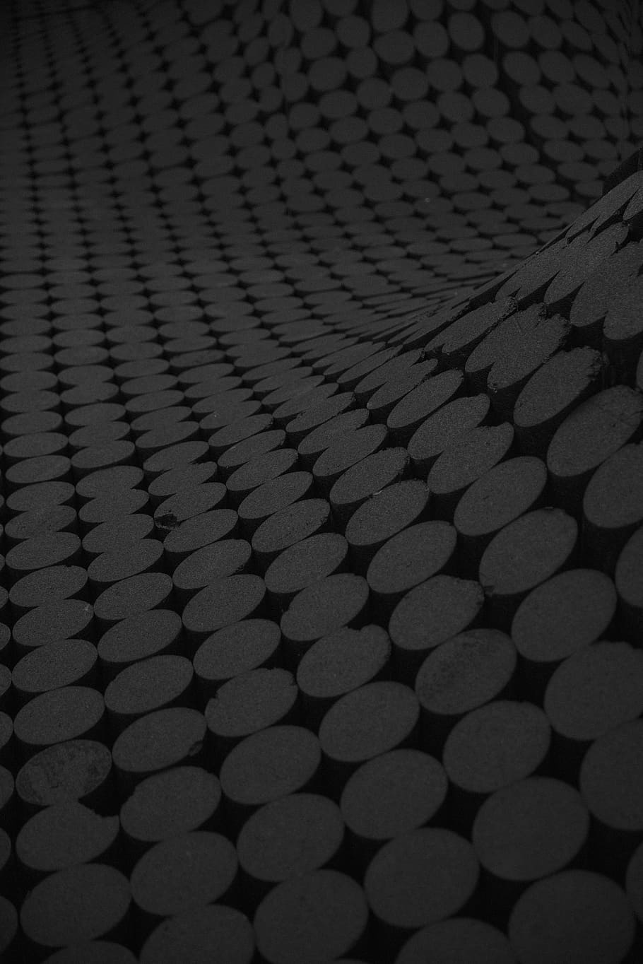 gray and black textile, abstract, art, black and white, dark, HD wallpaper
