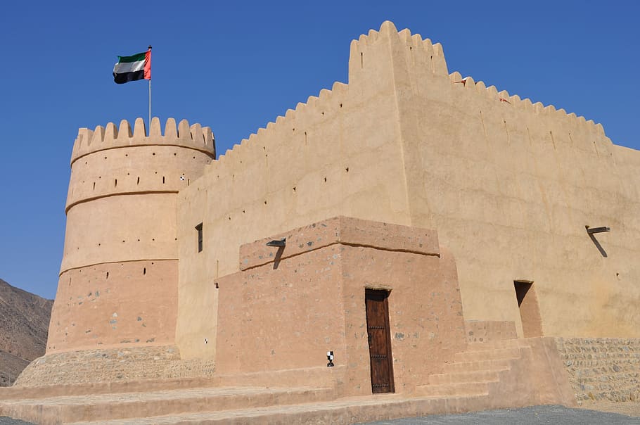 Fort, Uae, Castle, Attraction, fortification, emirate, fujairah HD wallpaper
