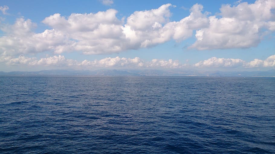 landscape, sea, waves, clouds, water, sky, cloud - sky, scenics - nature HD wallpaper