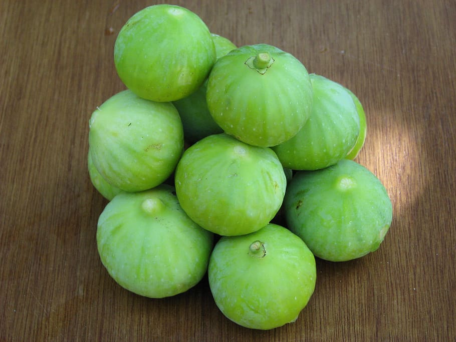 figs, fruit, fresh, healthy eating, green color, wellbeing HD wallpaper