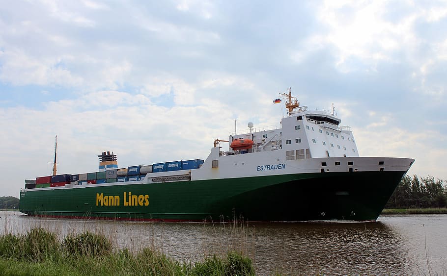 Freighter, Container Ship, nok, frachtschiff, north america HD wallpaper