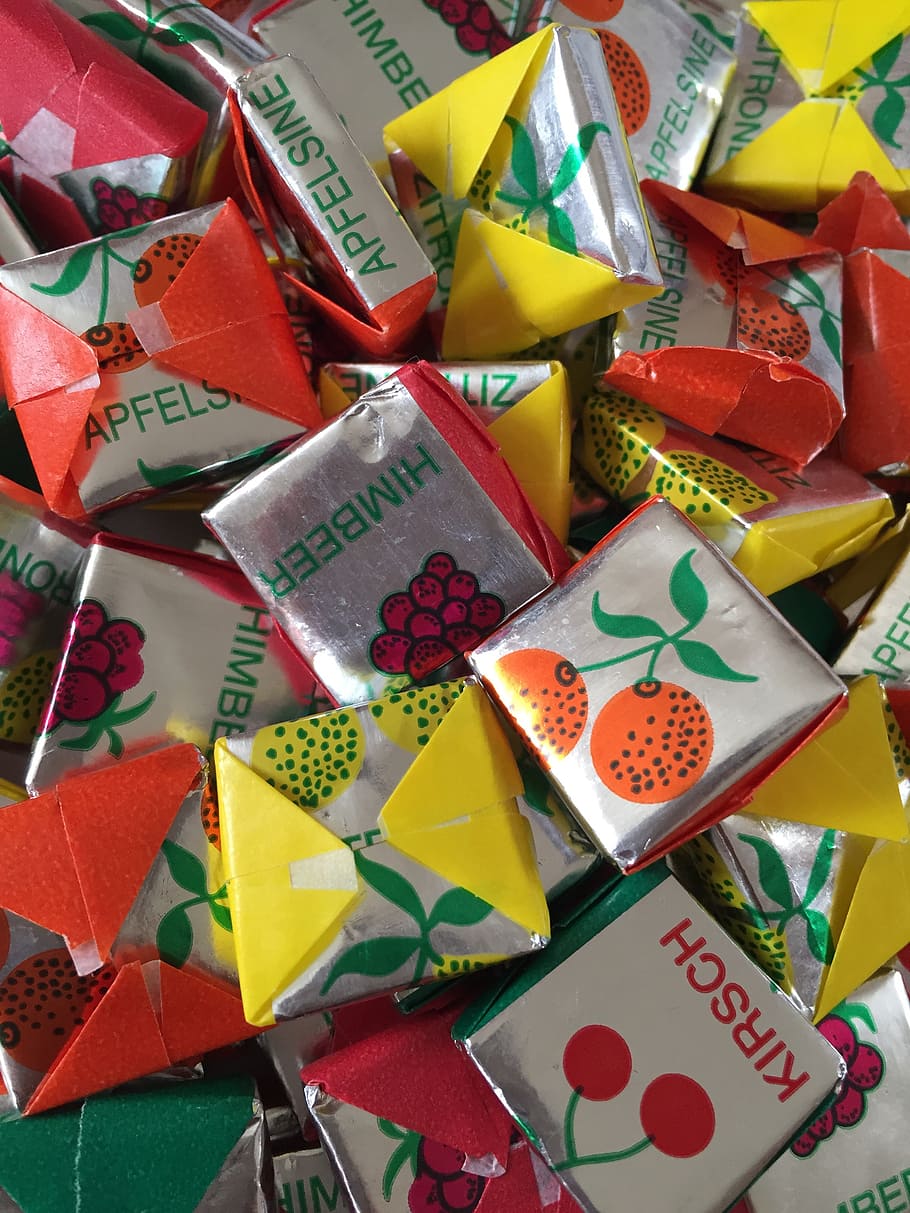 candy, sweet, confectionery, multi colored, high angle view HD wallpaper