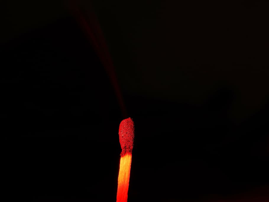matchstick, fire, flame, fire - Natural Phenomenon, burning HD wallpaper