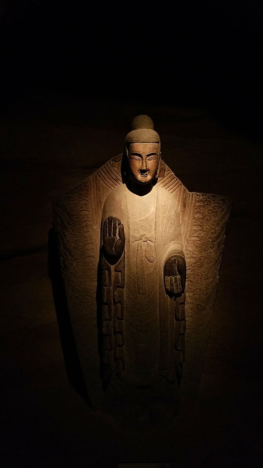 buddha statues, close-up, close-range photogrammetry, indoors HD wallpaper