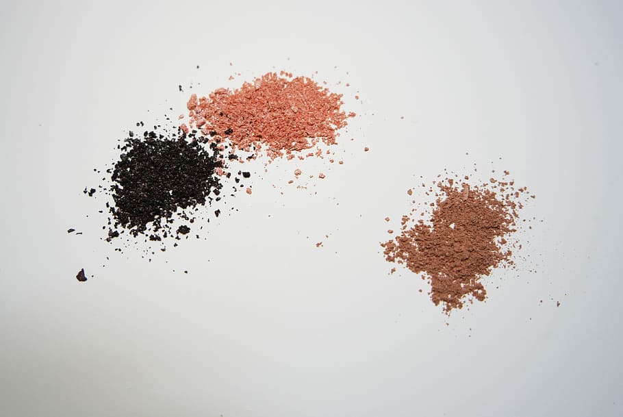 three brown, pink, and black grains, makeover, shadow, hue makeup HD wallpaper