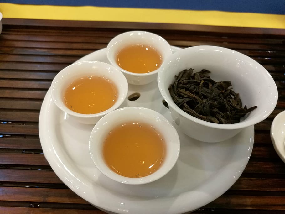 phoenix single clump, single clump tea, oolong tea, food and drink HD wallpaper