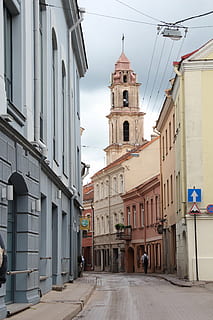vilnius, lithuania, eastern europe, facade, old town, architecture HD wallpaper