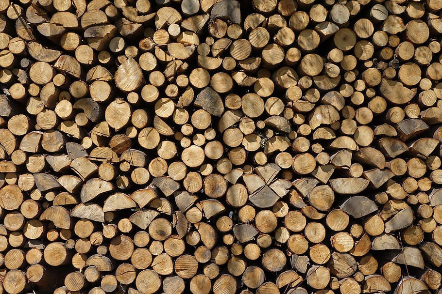 pile, batch, background, dry, texture, firewood, holzstapel HD wallpaper
