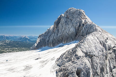 dachstein, glacier, alpine, ramsau, cold temperature, snow HD wallpaper