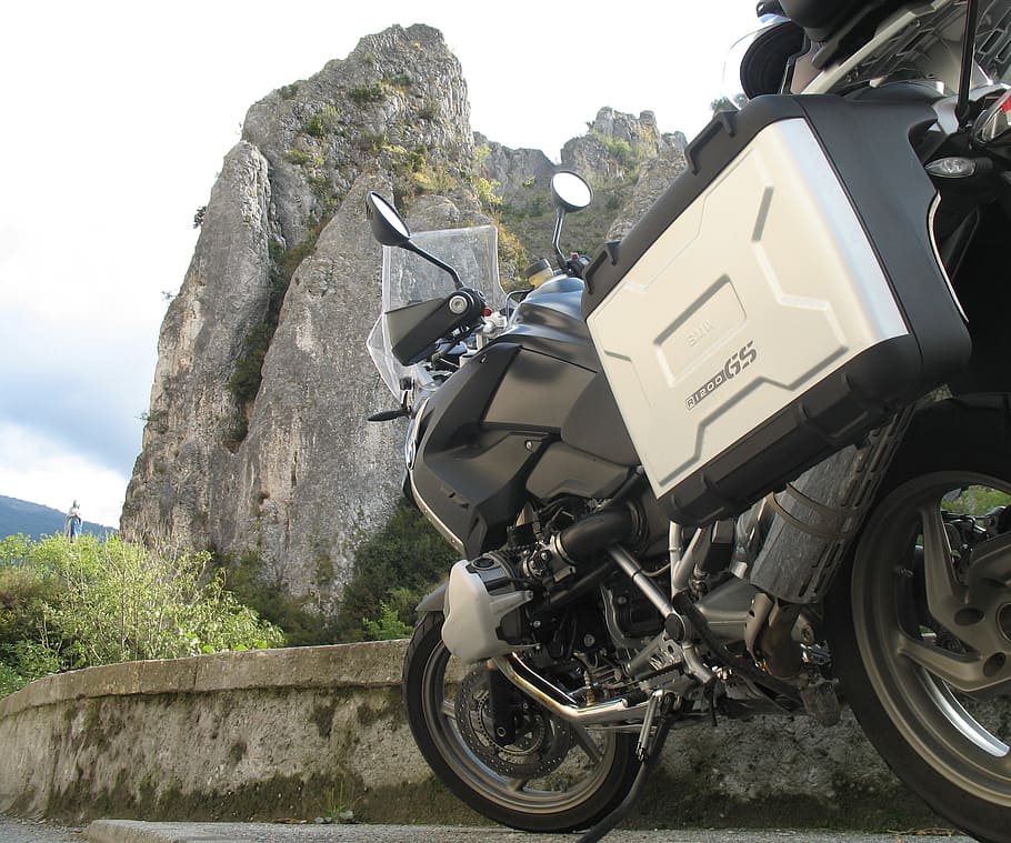 motorcycle, bmw, r1200gs, vercors, mode of transportation, land vehicle, HD wallpaper