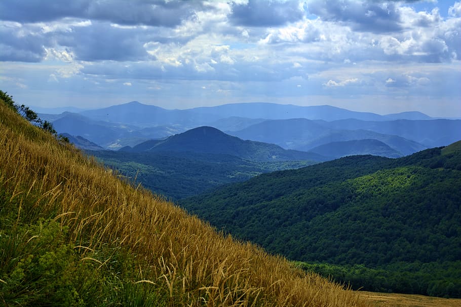 bieszczady, tarnica, beech berdo, mountains, the silence, poland HD wallpaper