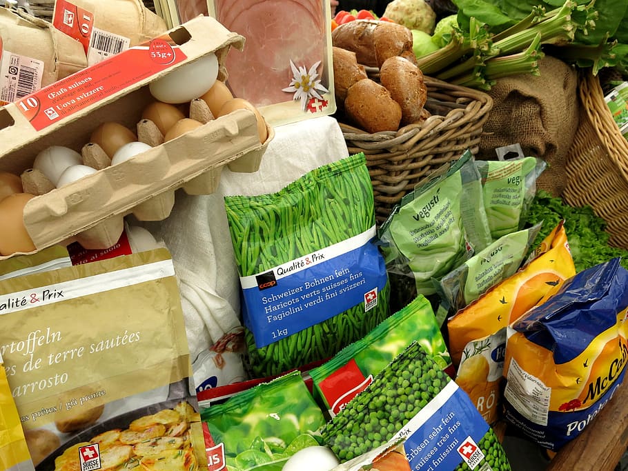 egg, vegetables, food, range, compilation, peas, basket, bauer HD wallpaper
