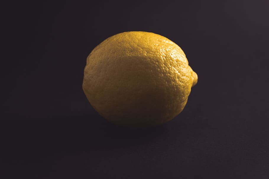 lemon, fruit, citrus, still, life, yellow, studio shot, black background HD wallpaper