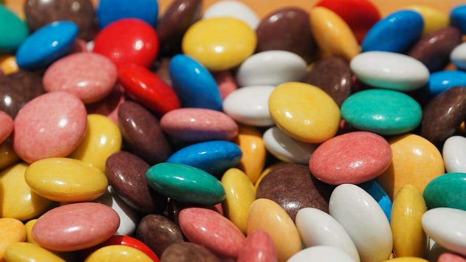 close-up photo of assorted-color pebble lot, mix, chocolate HD wallpaper