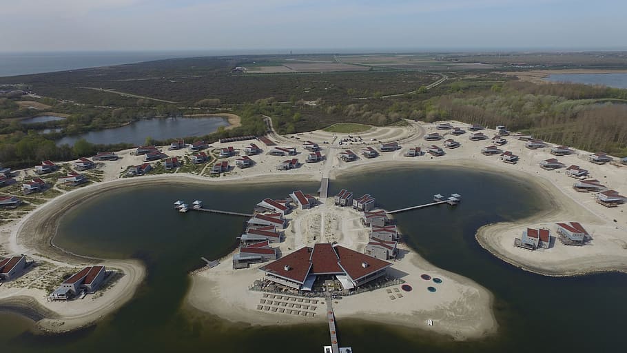 beach, home, views, architecture, ouddorp, homes, summer, more HD wallpaper