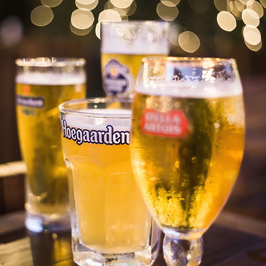 beer, drink, alcohol, refreshment, food and drink, glass, drinking glass HD wallpaper