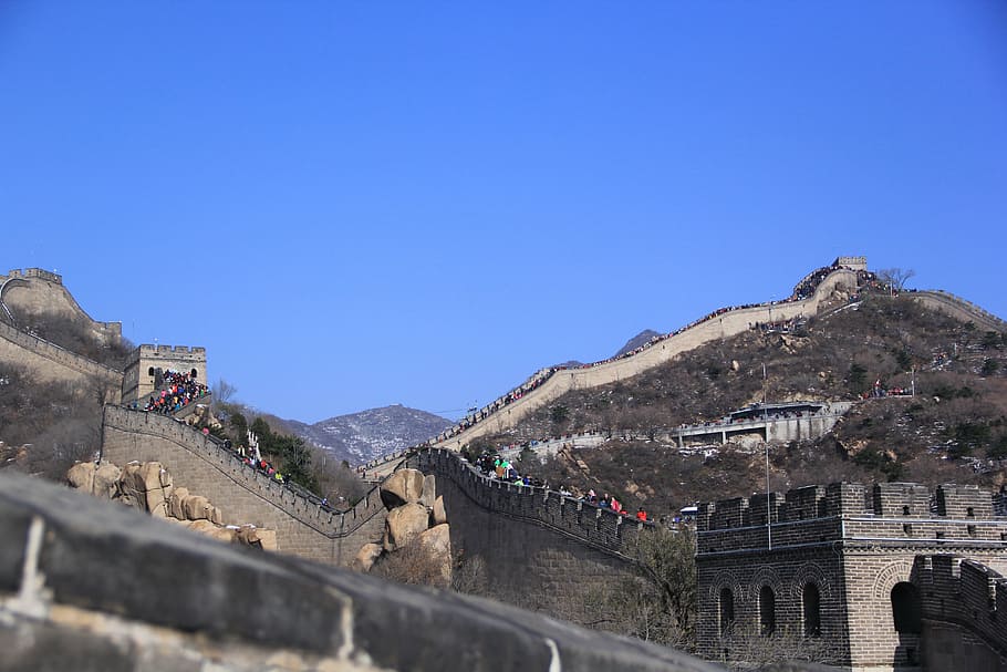 china, the great wall, the city walls, building, great Wall Of China, HD wallpaper