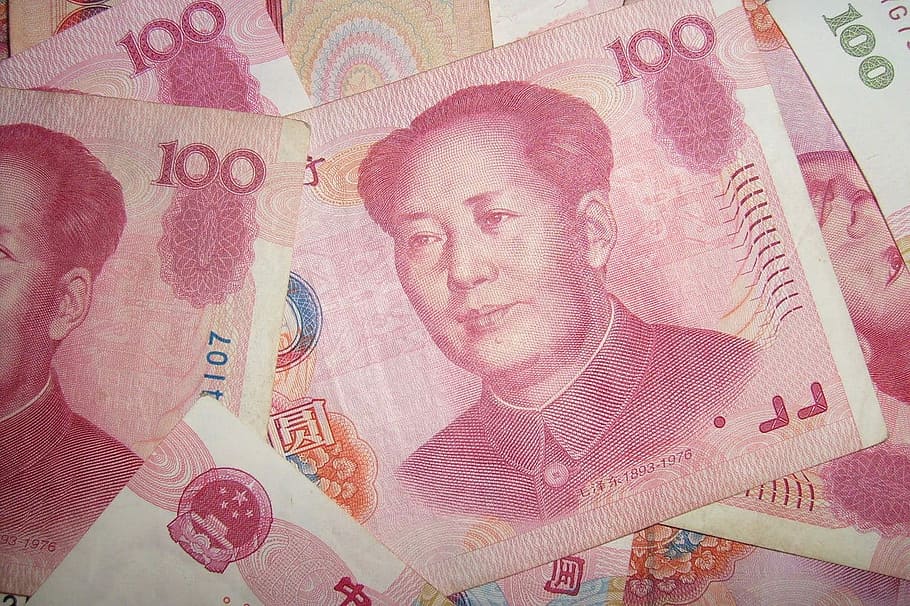 100 banknote, Currency, Notes, Yuan, Chinese, paper money, bank notes HD wallpaper