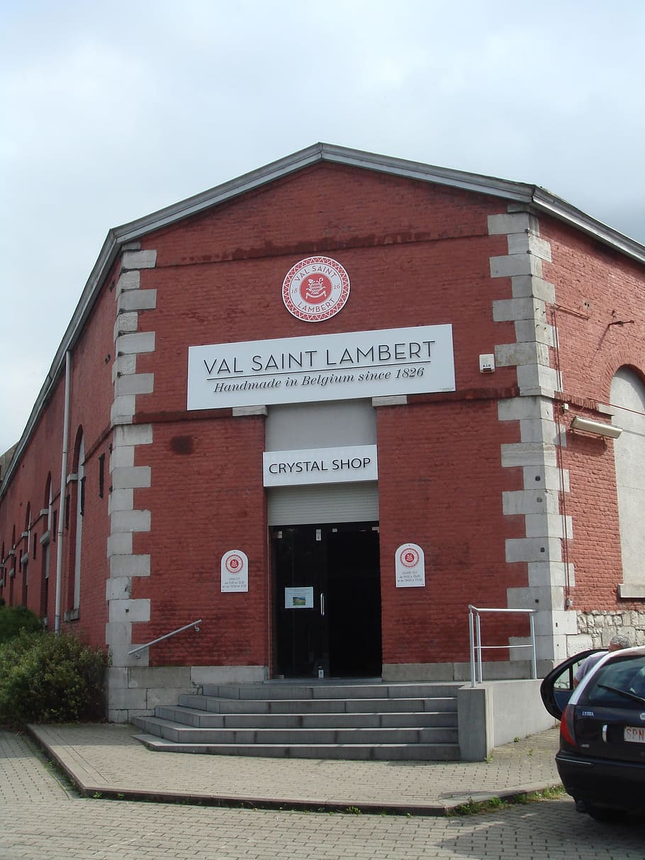 Val, St Lambert, Belgium, Crystal, Liege, val st lambert, factory, HD wallpaper