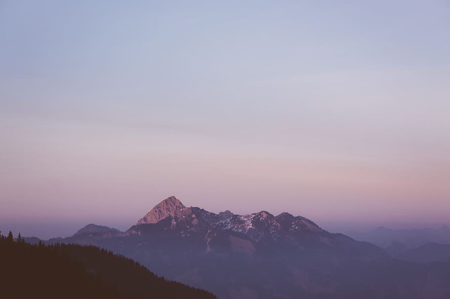 mountain, highland, cloud, sky, summit, ridge, landscape, nature HD wallpaper