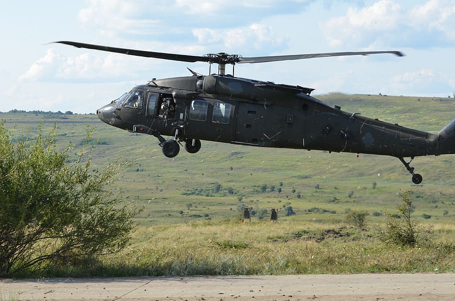 uh-60 black hawk, helicopter, flight, army, united states, military