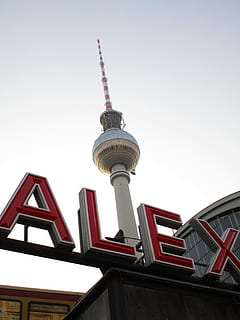 tv tower, alex, alexanderplatz, berlin, space, places of interest HD wallpaper