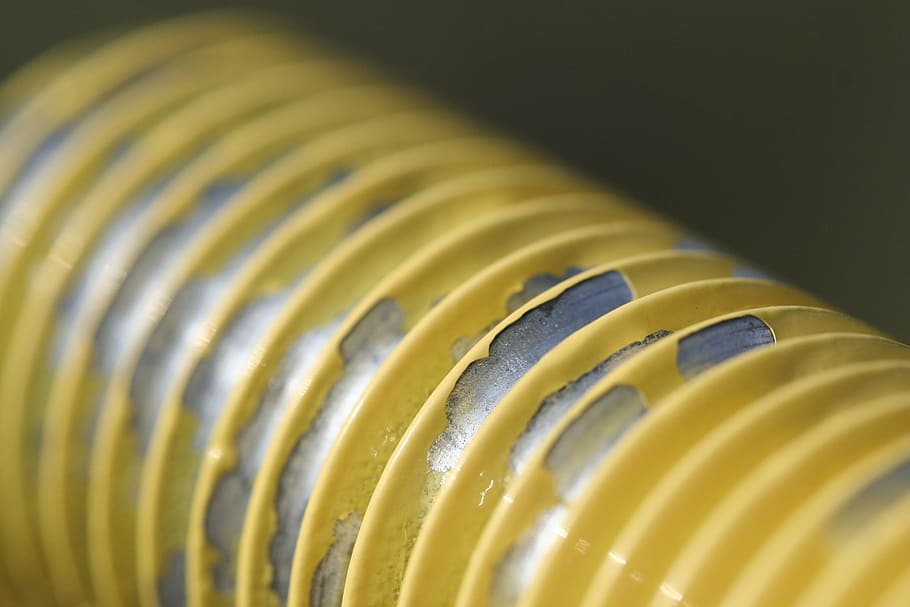 bolt, yellow, painted, threads, close-up, no people, spiral HD wallpaper