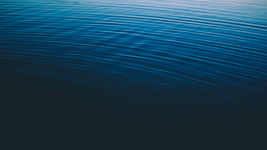 photography of calm body of water, aerial view photography of body of water HD wallpaper