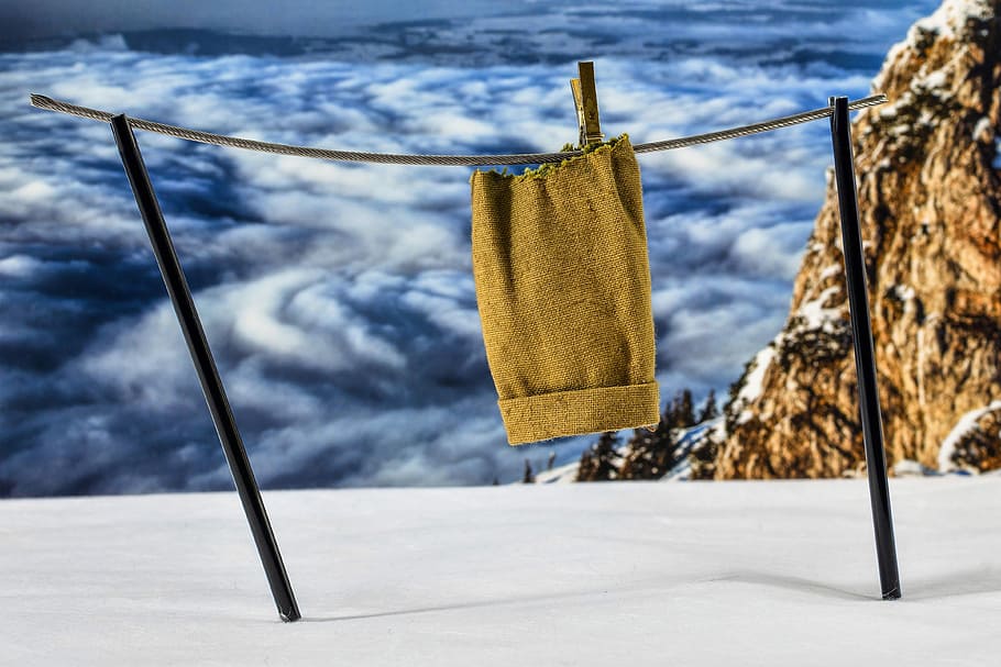 Pants, Rope, Rock, Laundry, sky, rod, clothes peg, clip, trouser leg HD wallpaper