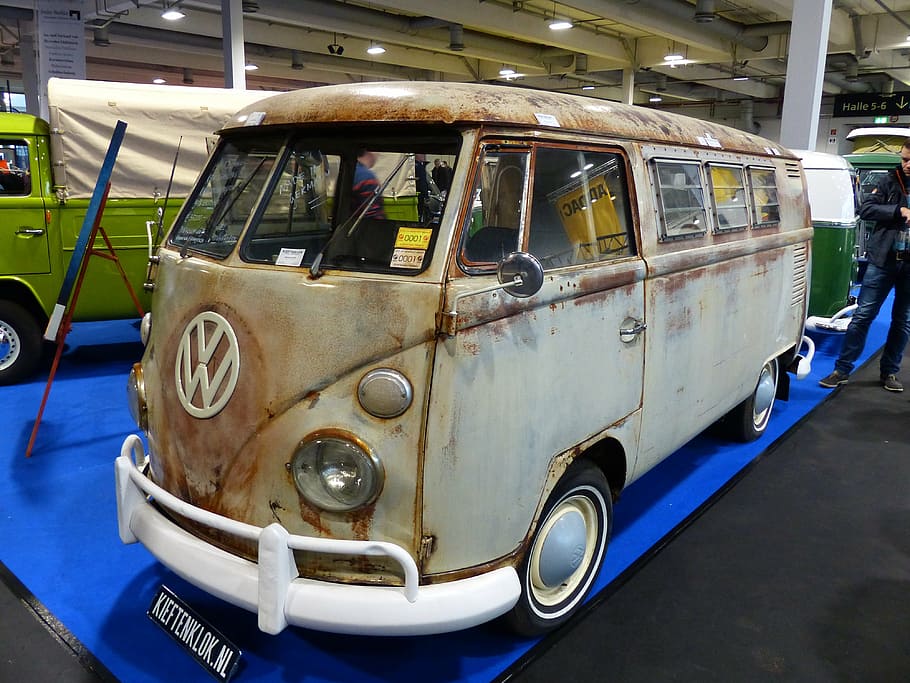 fair, exhibition, oldtimer, vw, vw bulli, auto, historically HD wallpaper