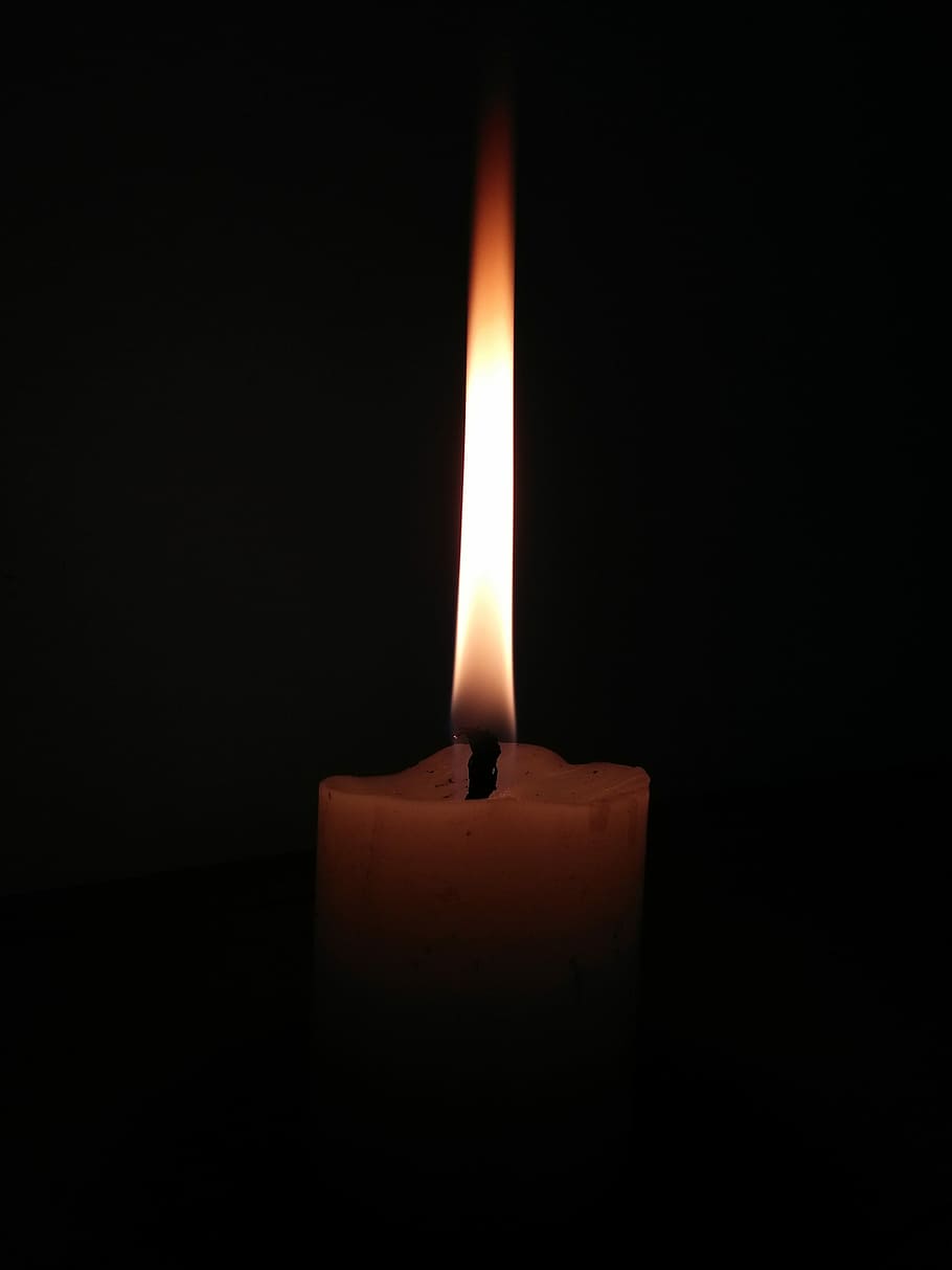 Candle, Api, Lamp, Light, Torch, Dark, flame, burning, heat - temperature, HD wallpaper