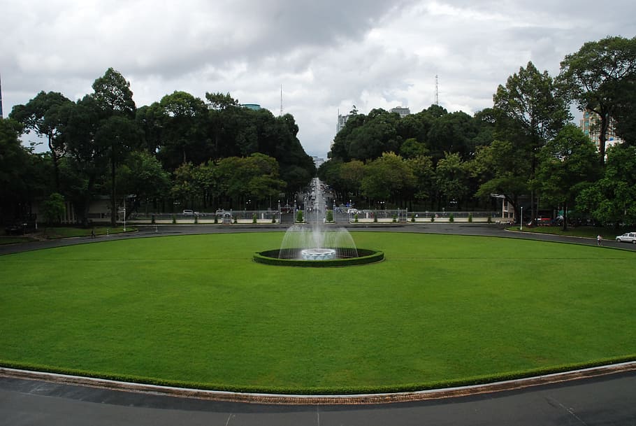 Independence Hall, Center, Nice, Saigon, president, historic HD wallpaper