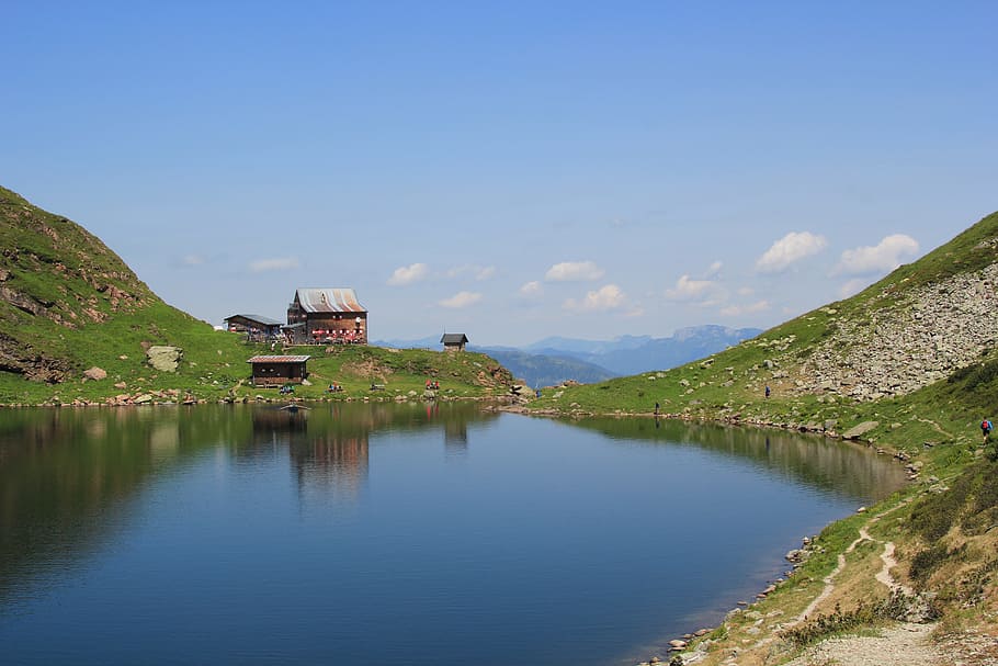 Bergsee, Tyrol, Austria, Wildseeloder, architecture, built structure HD wallpaper