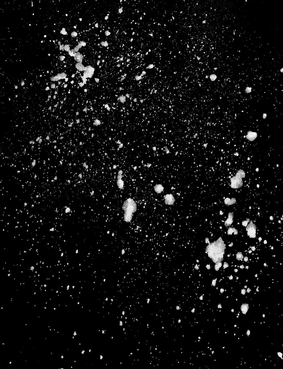Ink, Black And White, artistic conception, black background HD wallpaper