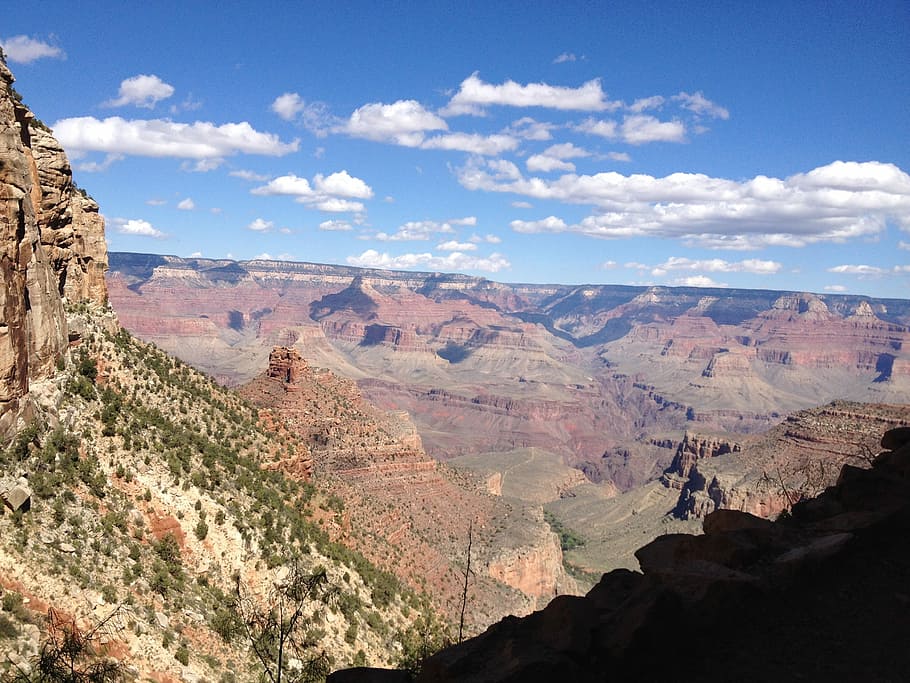 Sky, Blue, Vision, Cloud, Space, Canyon, nature, day, summer HD wallpaper