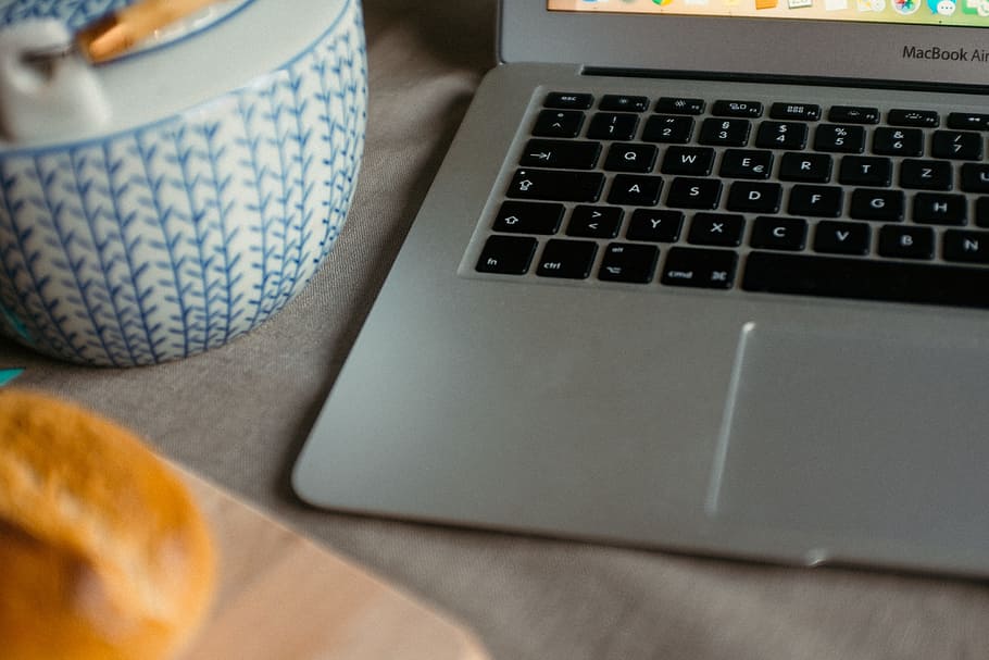 Macbook Air detail, objects, laptop, computer, technology, internet HD wallpaper