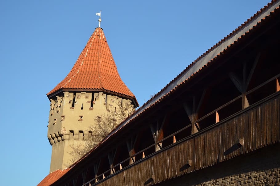 tower, wall, architecture, building, city, stone, fortress HD wallpaper