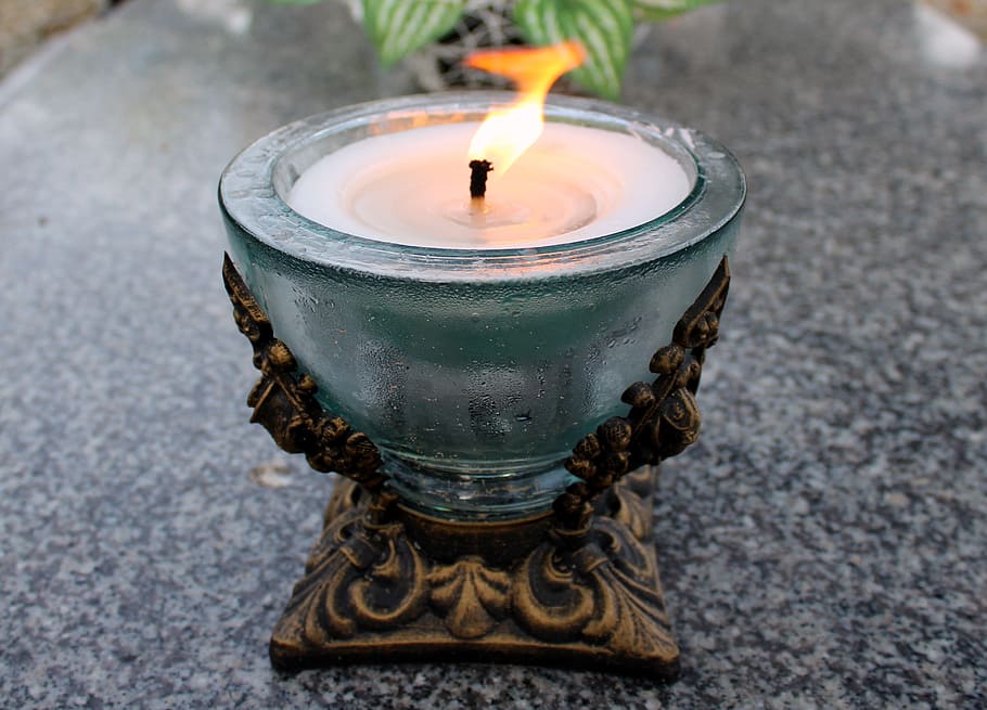 candle, fire, the flame, mood, wax, eternity, peace of mind HD wallpaper